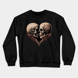 The Kissing Skulls Crewneck Sweatshirt